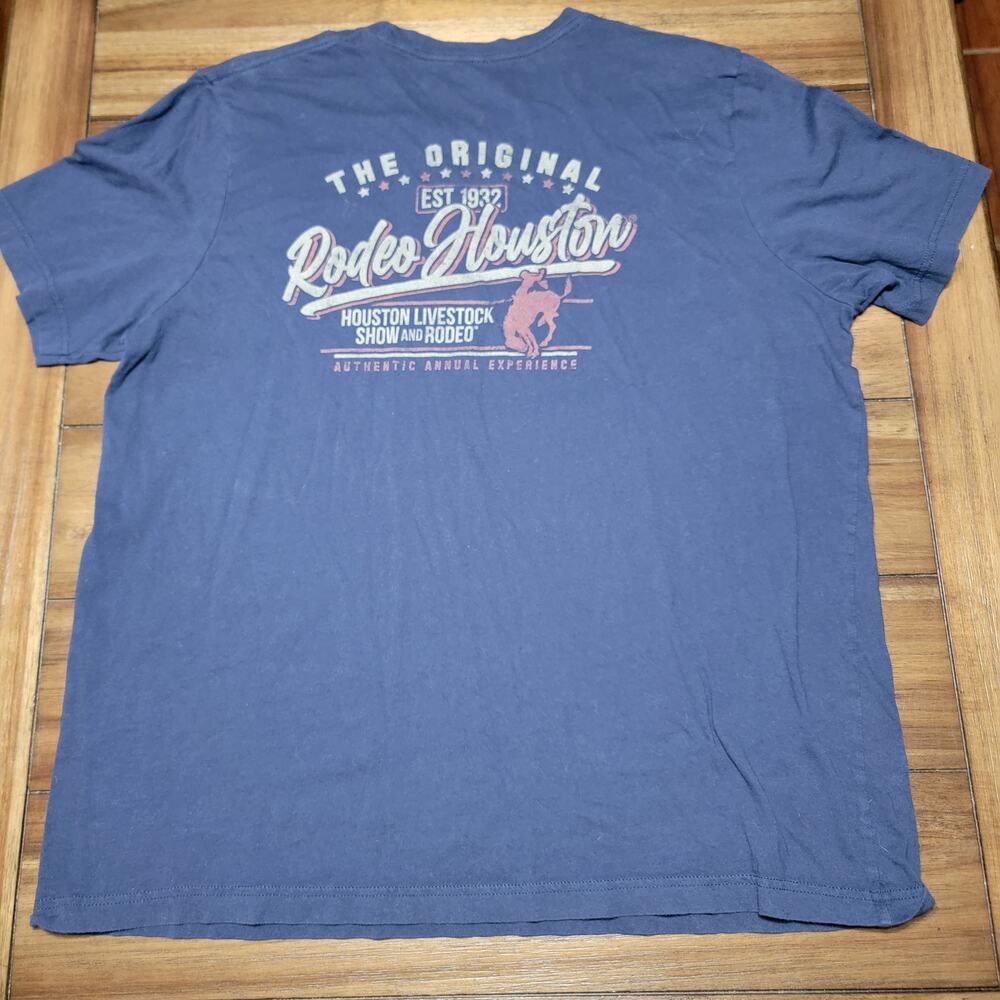 The Original Rodeo Houston Dark Blue Unisex Tee "Est 1932" - Size 2XL